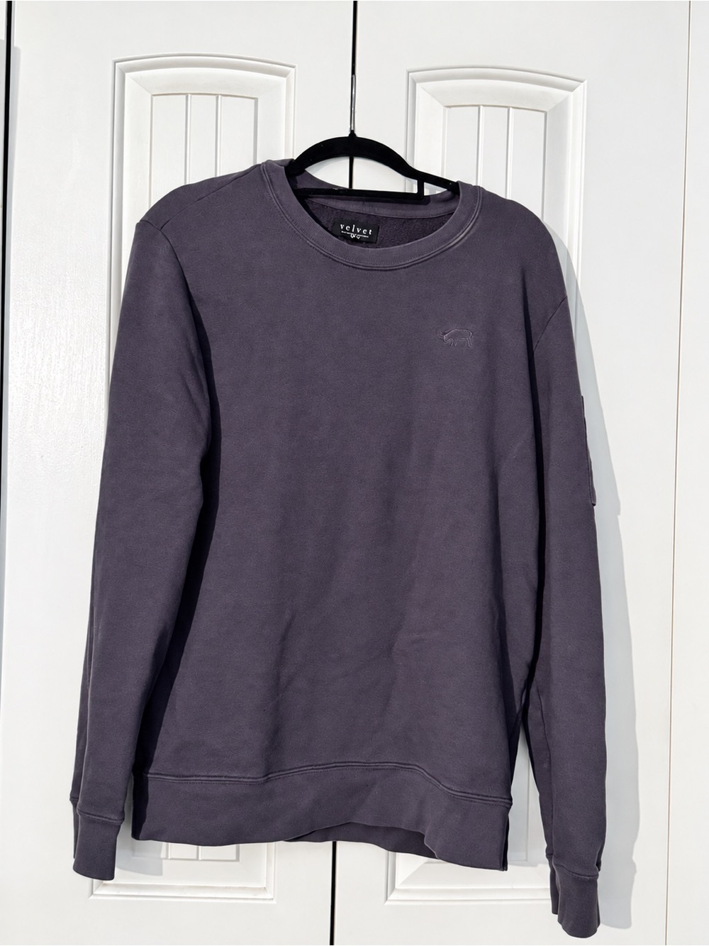 Velvet by Graham & Spencer Men's Crewneck Sweater - Dusty Purple